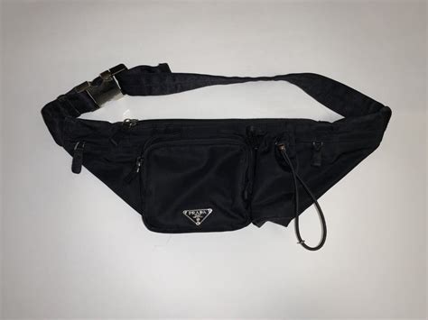 prada technical fabric belt bag rep